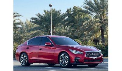 Infiniti Q50 Red Sport 400 INFINITI Q-50S TWIN TURBO 2021 US // LOW MILEAGE // GOOD CONDITION // FULL OPITION