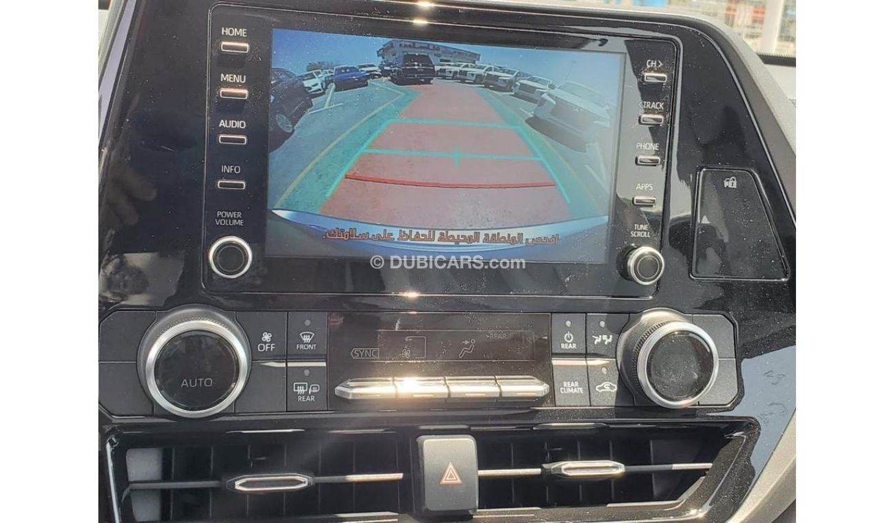 Toyota Highlander GLE Toyota Highlander 2022 Dark Blue Color 2.5L petrol/Hybrid Awd with RADAR