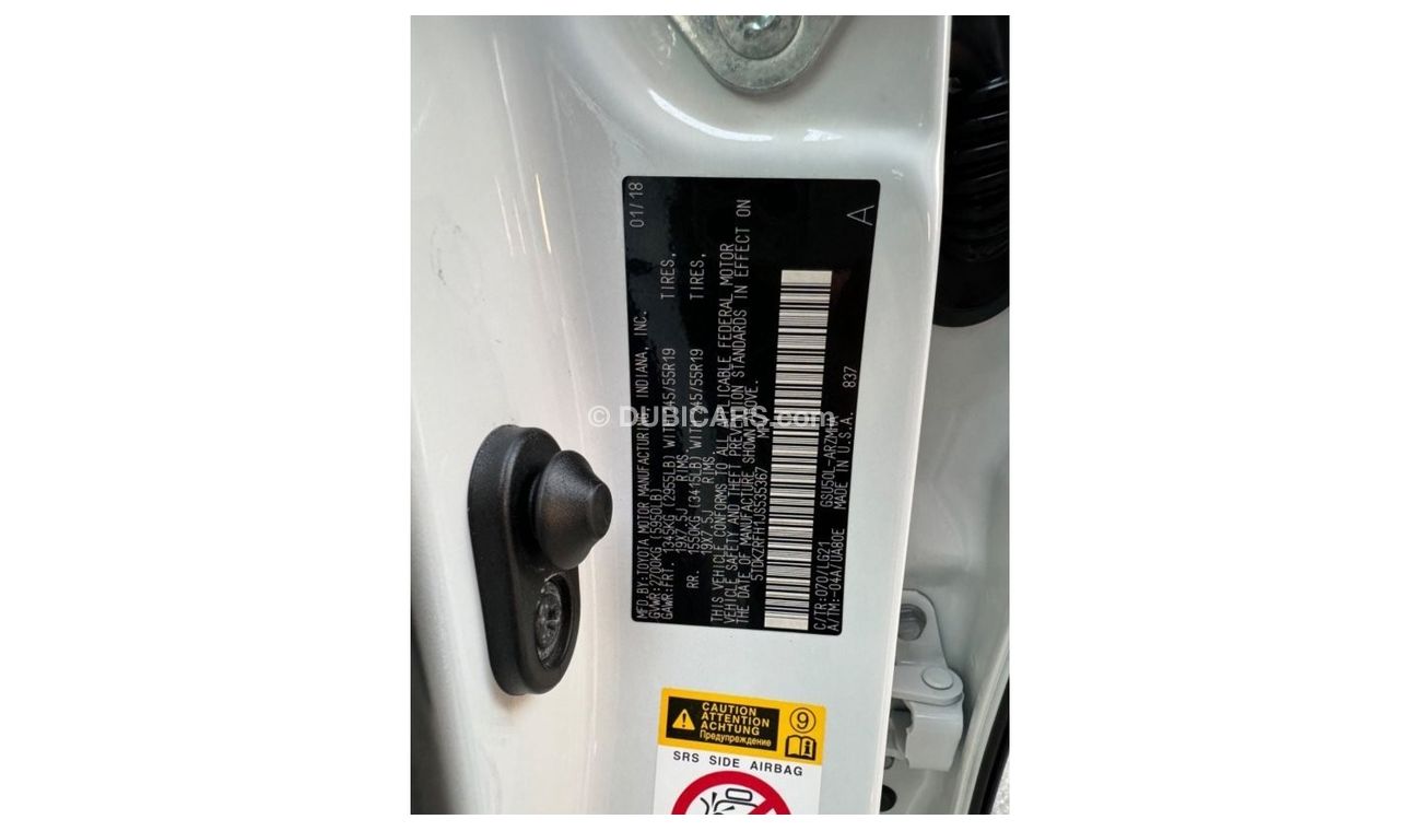 Toyota Highlander 2018 SE PREMIUM SUNROOF 2-KEYS AWD USA IMPORTED