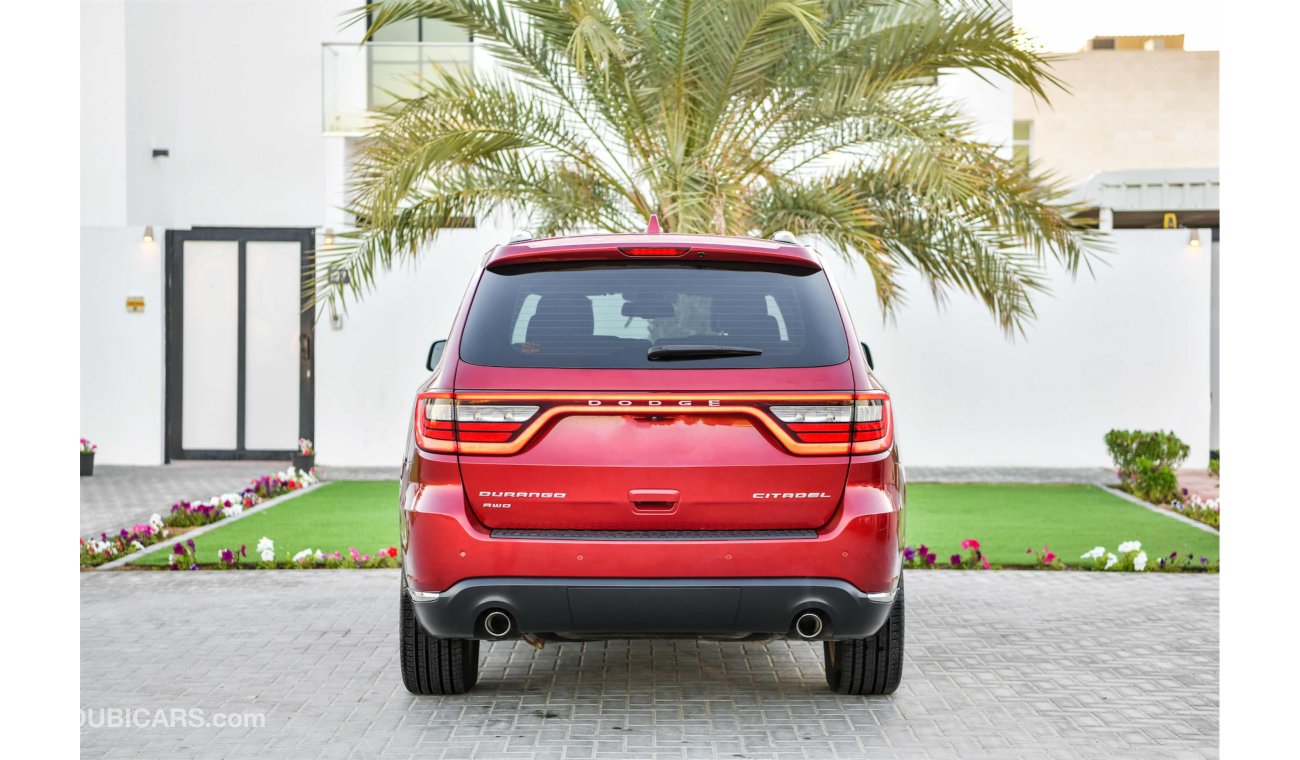 Dodge Durango V8 Citadel + Full Agency History - AED 1,449 PM! - 0% DP