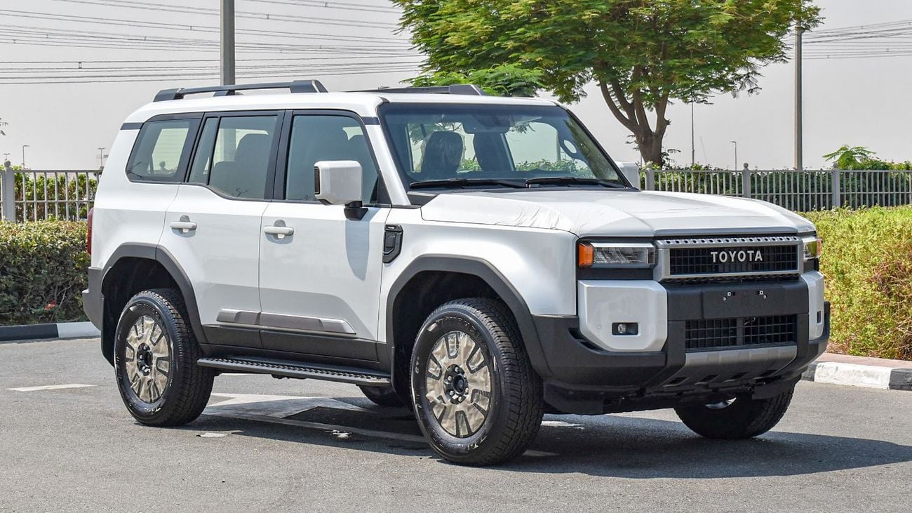 تويوتا برادو ECTAGR032 - 2025 Toyota Prado - 2.4L Petrol Auto - Mid - White with Black Interior