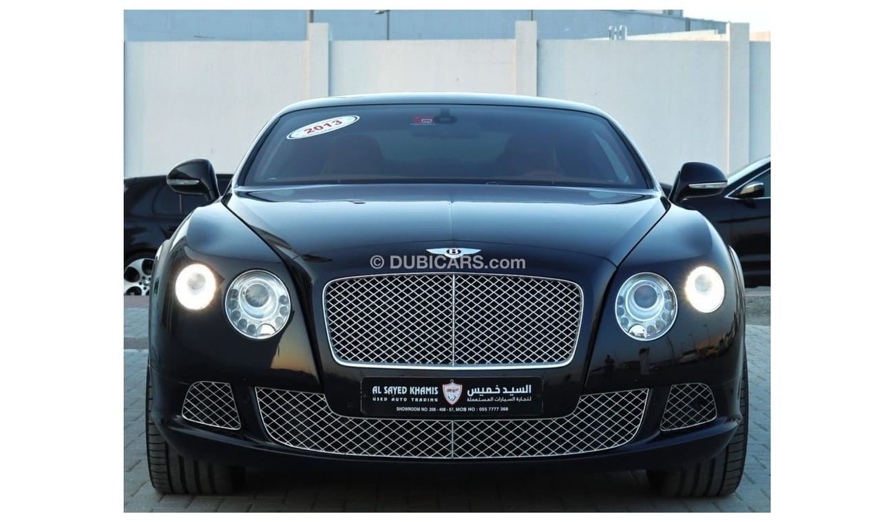 Bentley Continental GT Bentley Continental GT 2013 GCC in excellent condition