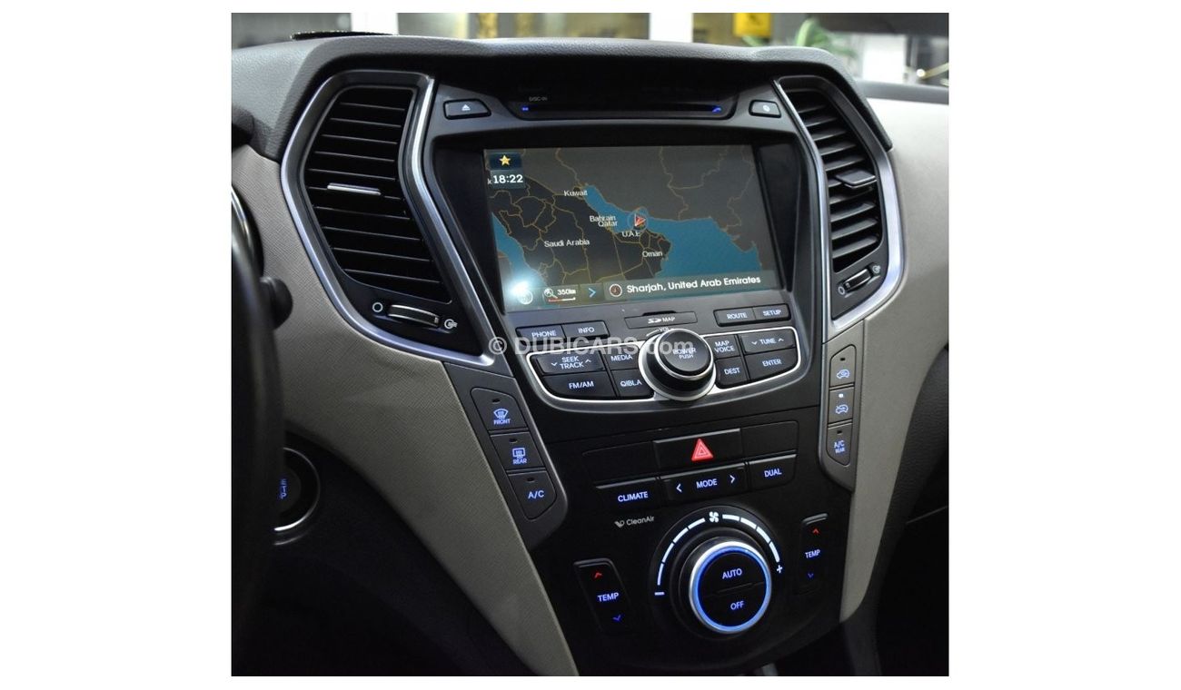 Hyundai Santa Fe EXCELLENT DEAL for our Hyundai SantaFe 4WD ( 2014 Model ) in Black Color GCC Specs