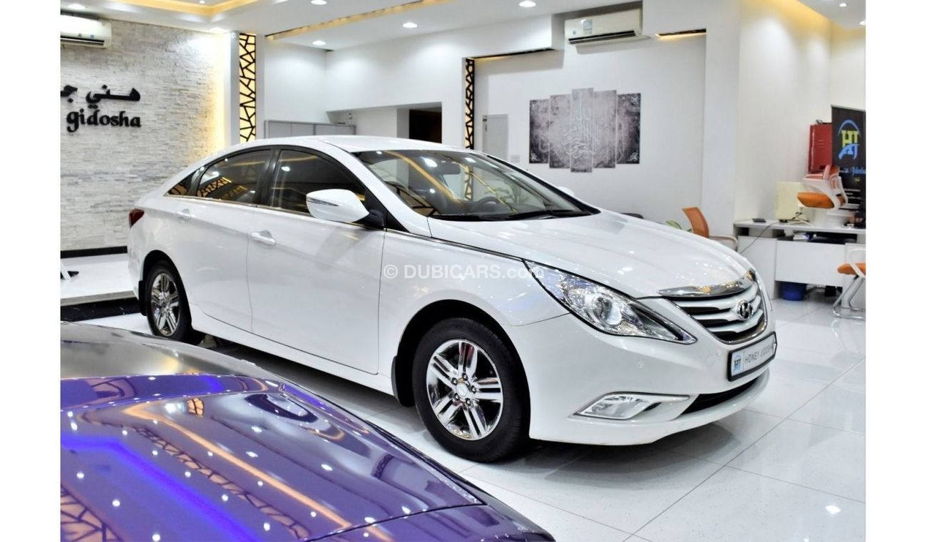 Hyundai Sonata EXCELLENT DEAL for our Hyundai Sonata ( 2014 Model ) in White Color GCC Specs