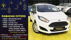 Ford Fiesta // GCC / 2016 / 5 YEARS DEALER WARRANTY AND FREE SERVICE CONTRACT (AL TAYER) / 374 DHS MONTHLY