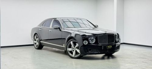 Bentley Mulsanne SPEED 2016 Bentley Mulsanne Speed, Full Service History, GCC Specs.