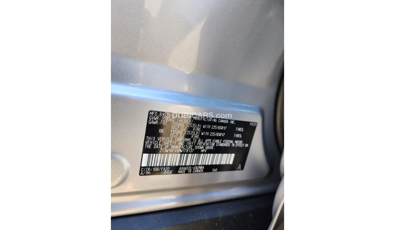 Toyota RAV4 TOYOTA RAV4 XLE FULL OPTIONS 2022