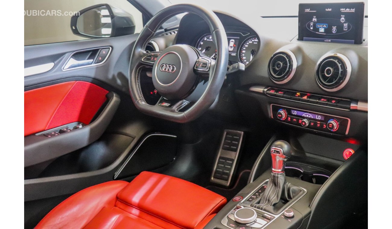 Audi S3 Audi S3 Exclusive 2016 GCC under Warranty with Zero Down-Payment.
