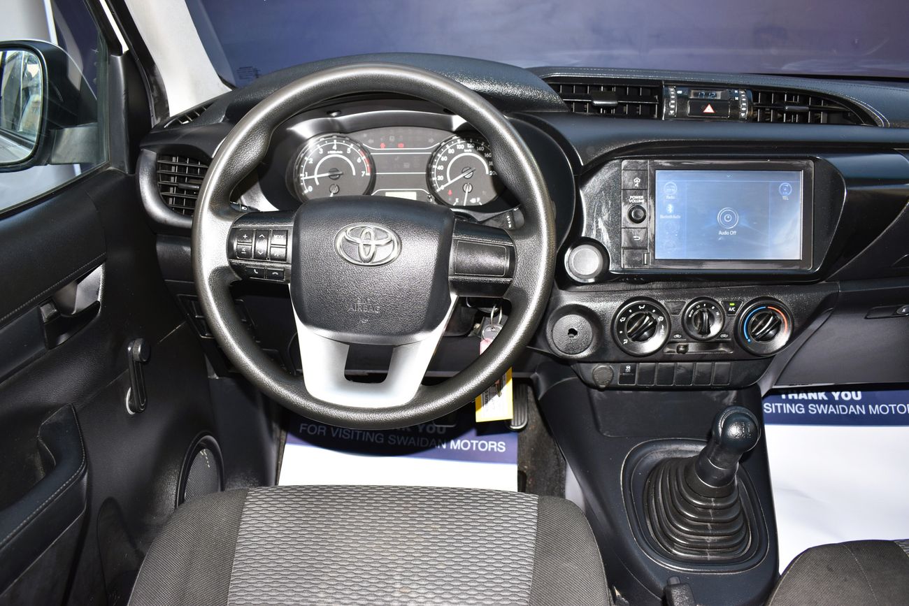 Toyota Hilux AED 1279 PM | 2.7L MT GL DC GCC DEALER WARRANTY