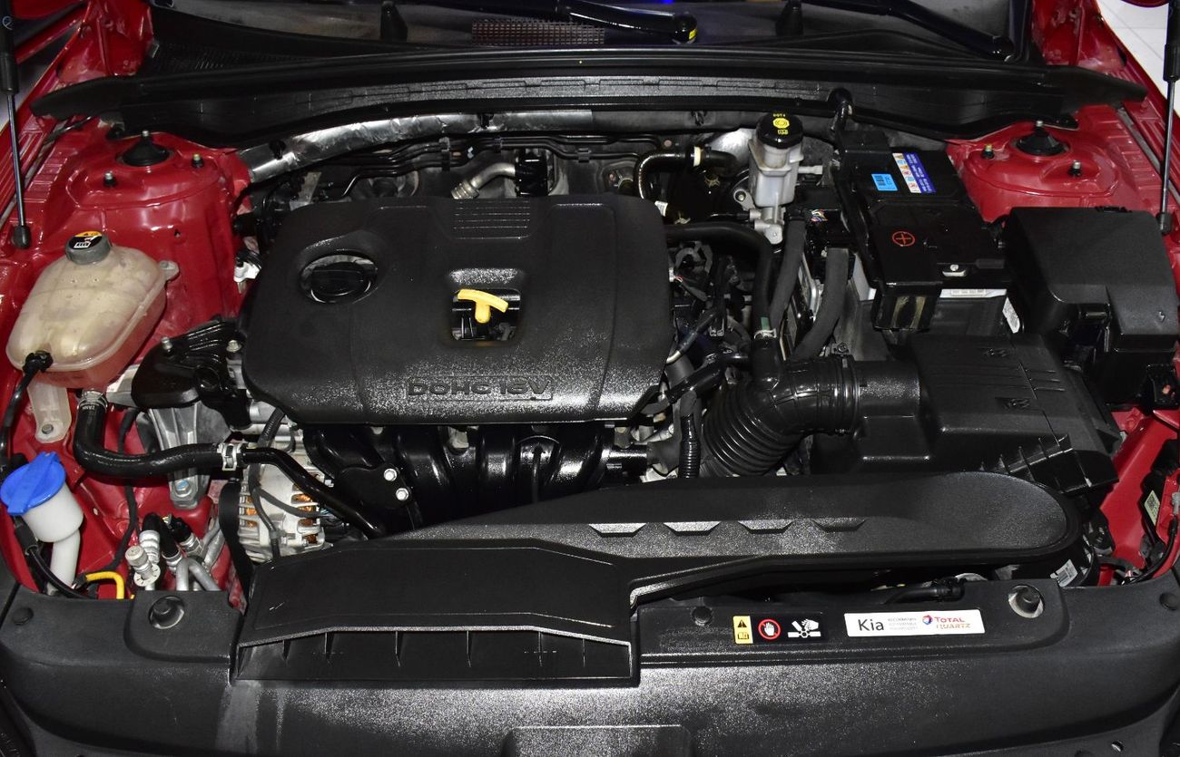 Kia K5 EXCELLENT DEAL for our KIA K5 ( 2022 Model ) in Red Color GCC Specs