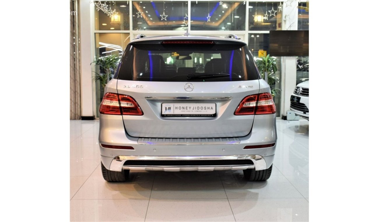 مرسيدس بنز ML 400 EXCELLENT DEAL for our Mercedes Benz ML 400 4Matic ( 2015 Model! ) in SKY Blue Color! GCC Specs