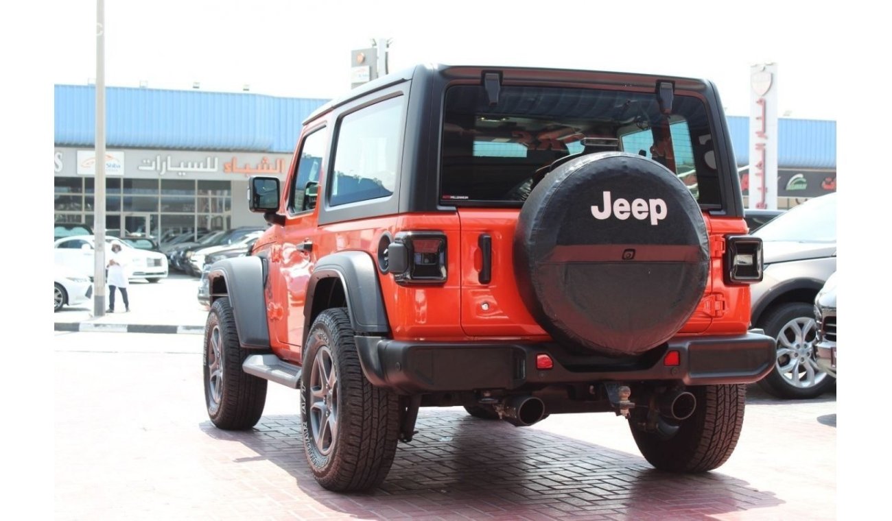 Jeep Wrangler SPORT PLUS GCC 2019 SINGLE OWNER WITH AGENCY WARRANTY & SERVICE CONTRACT IN MINT CONDITION
