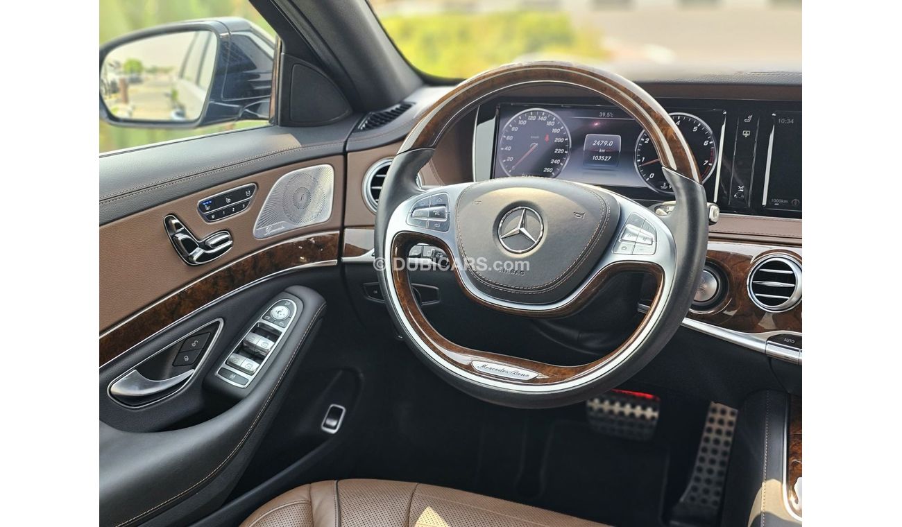 Mercedes-Benz S 500 MERCEDES S500 AMG FULL OPTION 6 BUTTONS 2015 GCC SINGLE OWNER LOW MILEAGE IN MINT CONDITION