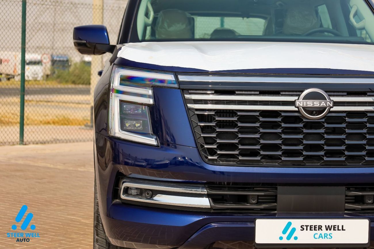 نيسان باترول LE PLATINUM CITY 2026 | GCC | 3.5L V6 | AWD | Beige Interior | 8-Seater | Height Control | Export