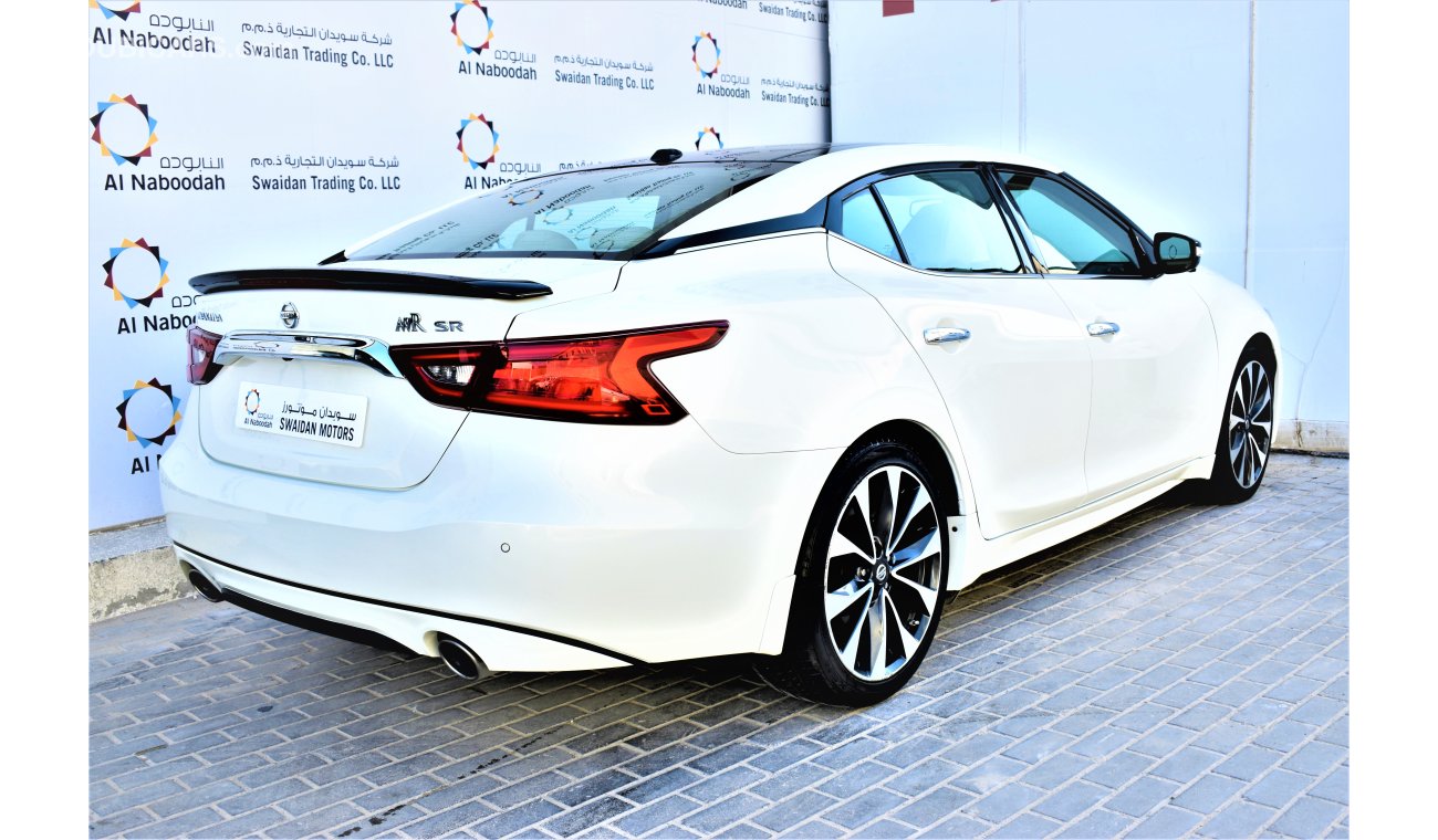 Nissan Maxima 3.5L SR V6 2017 GCC SPECS WITH DEALER WARRANTY