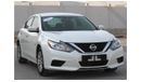 Nissan Altima S NISSAN ALTIMA 2018 WHITE GCC EXCELLENT CONDITION WITHOUT ACCIDENT