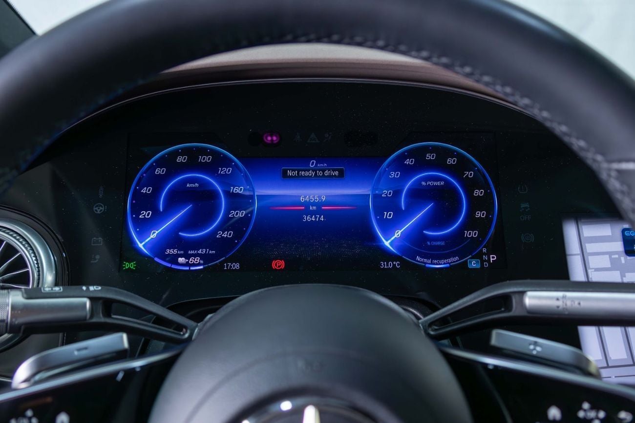 Mercedes-Benz EQS 450+ 450 PLUS-GCC-Gragash Warranty-High Specifications-Night Package-22Inch AMG Rims