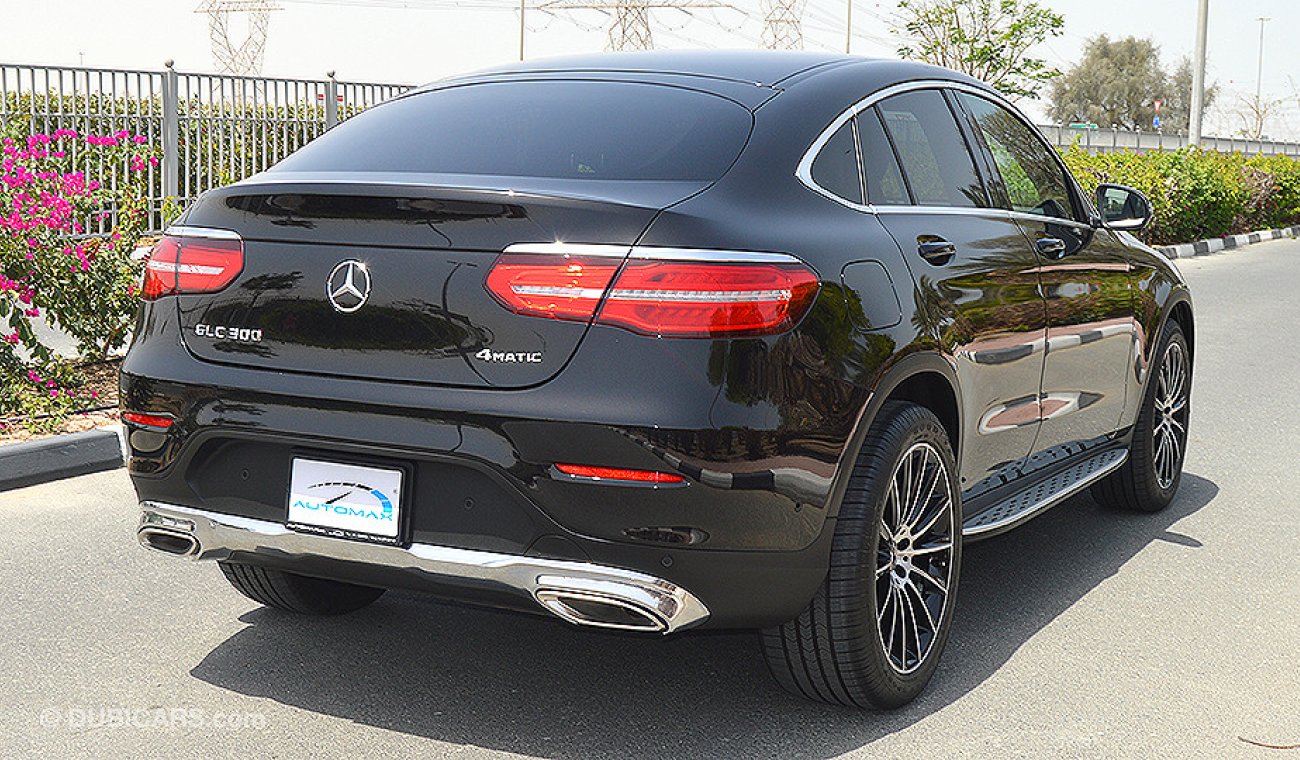 مرسيدس بنز GLC 300 4Matic 2019, 2.0L I4-Turbo GCC, 0km w/ 2 Years Unlimited Mileage Dealer Warranty (RAMADAN OFFER)