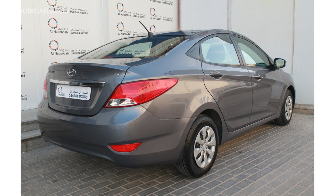 Hyundai Accent 1.6L 2015 MODEL WITH BLUETOOTH