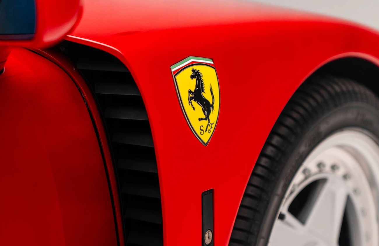 Ferrari F40 2.9L V-8 Twin-Turbocharged Engine