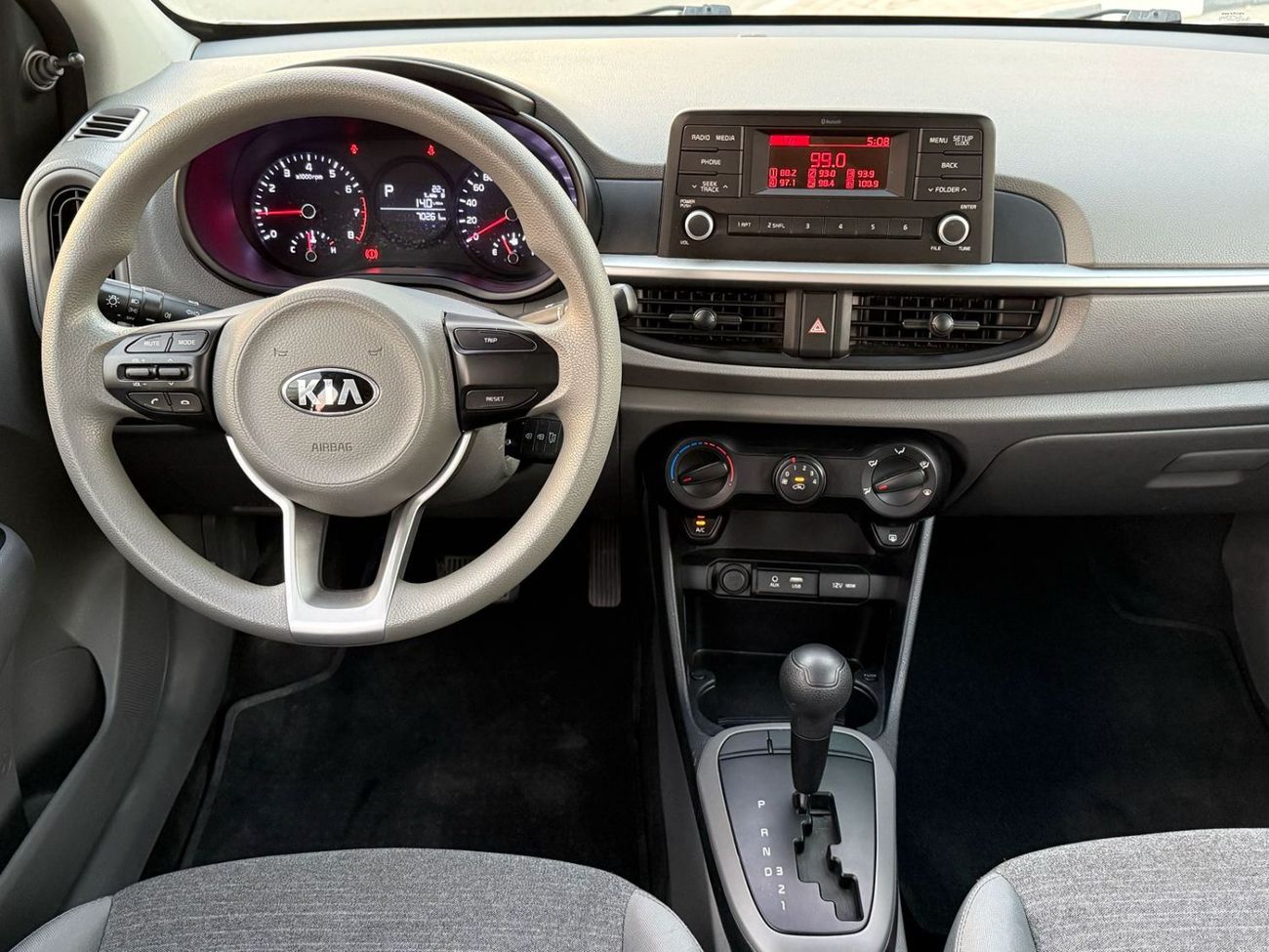 Kia Picanto Std 1.2L OFFER PRICE KIA PICANTO 2019 GCC IN LOW MILEAGE