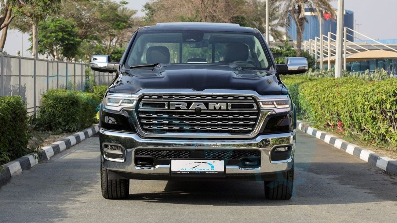 رام 1500 Limited Longhorn "Automax Edition" Crew Cab Hurricane H.O 3.0TT 2026 GCC 0Km With 3 Years Warranty @