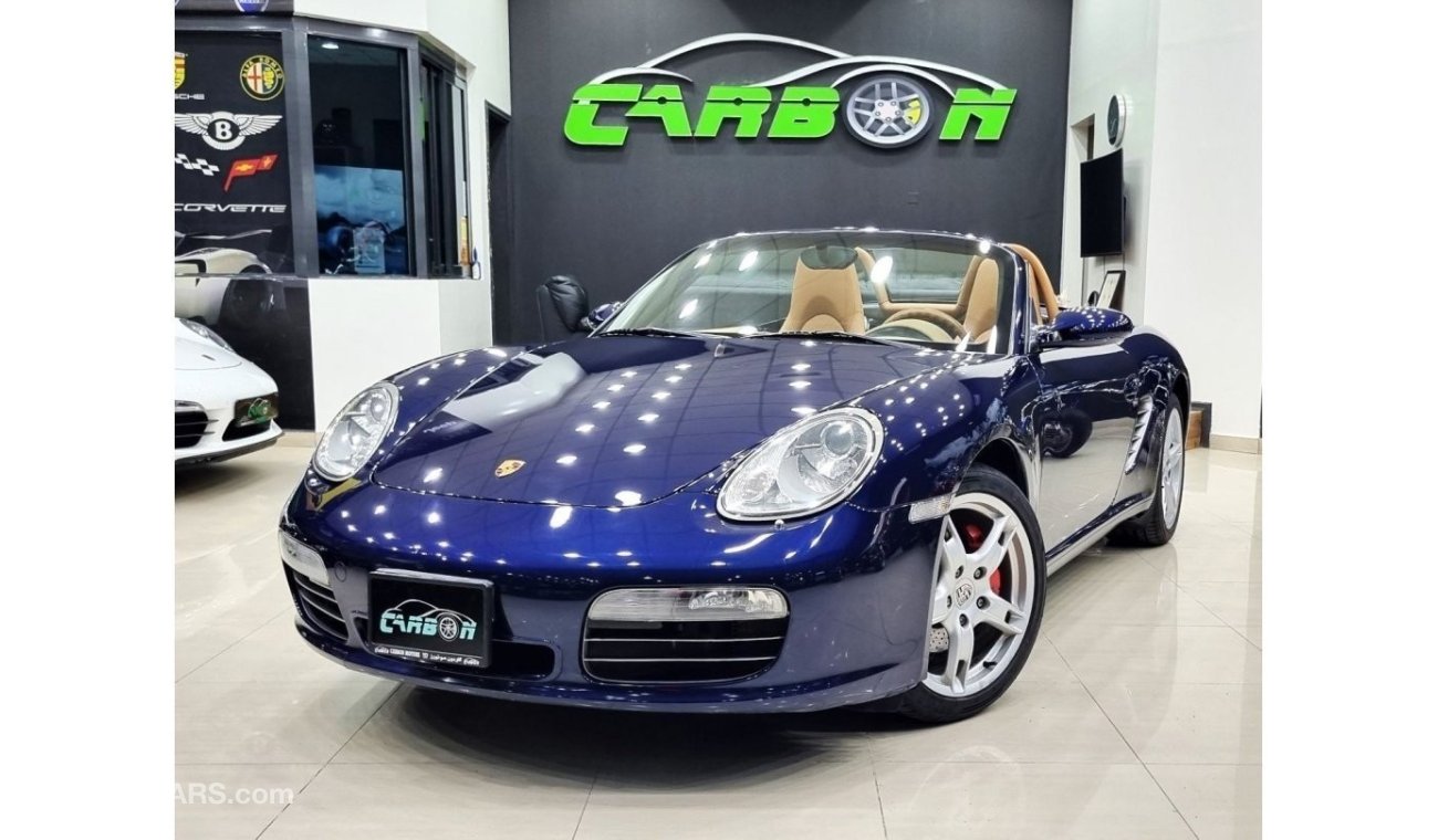 بورش بوكستر أس PORSCHE BOXSTER S 2006 IN BEAUTIFUL SHAPE FULL SERVICE HISTORY FOR 45K AED