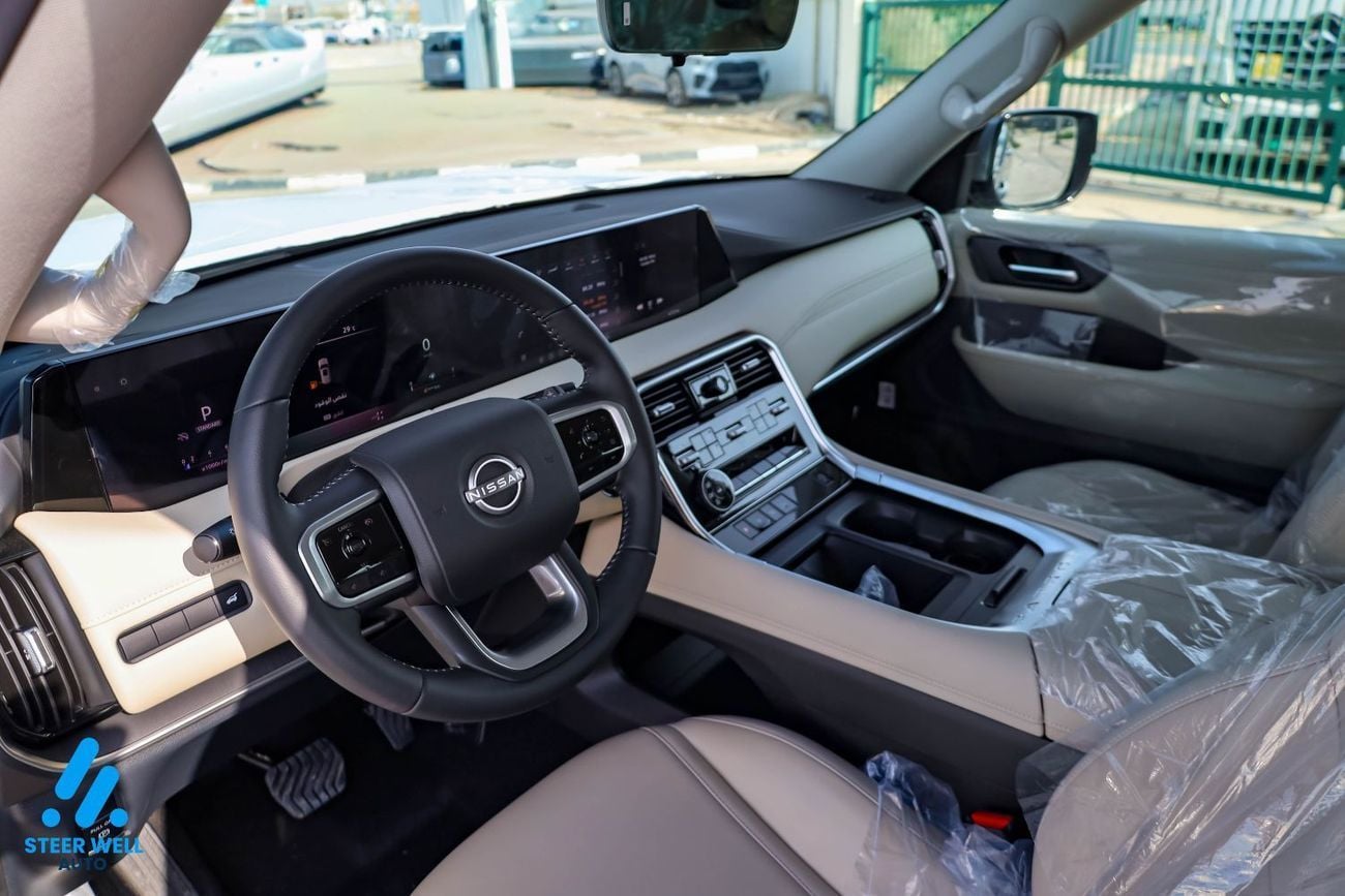 Nissan Patrol LE T2 3.5L V6 AWD 9AT 2026 | 8-Seater | Power Tailgate | 18” Alloy Wheels | Full Safety