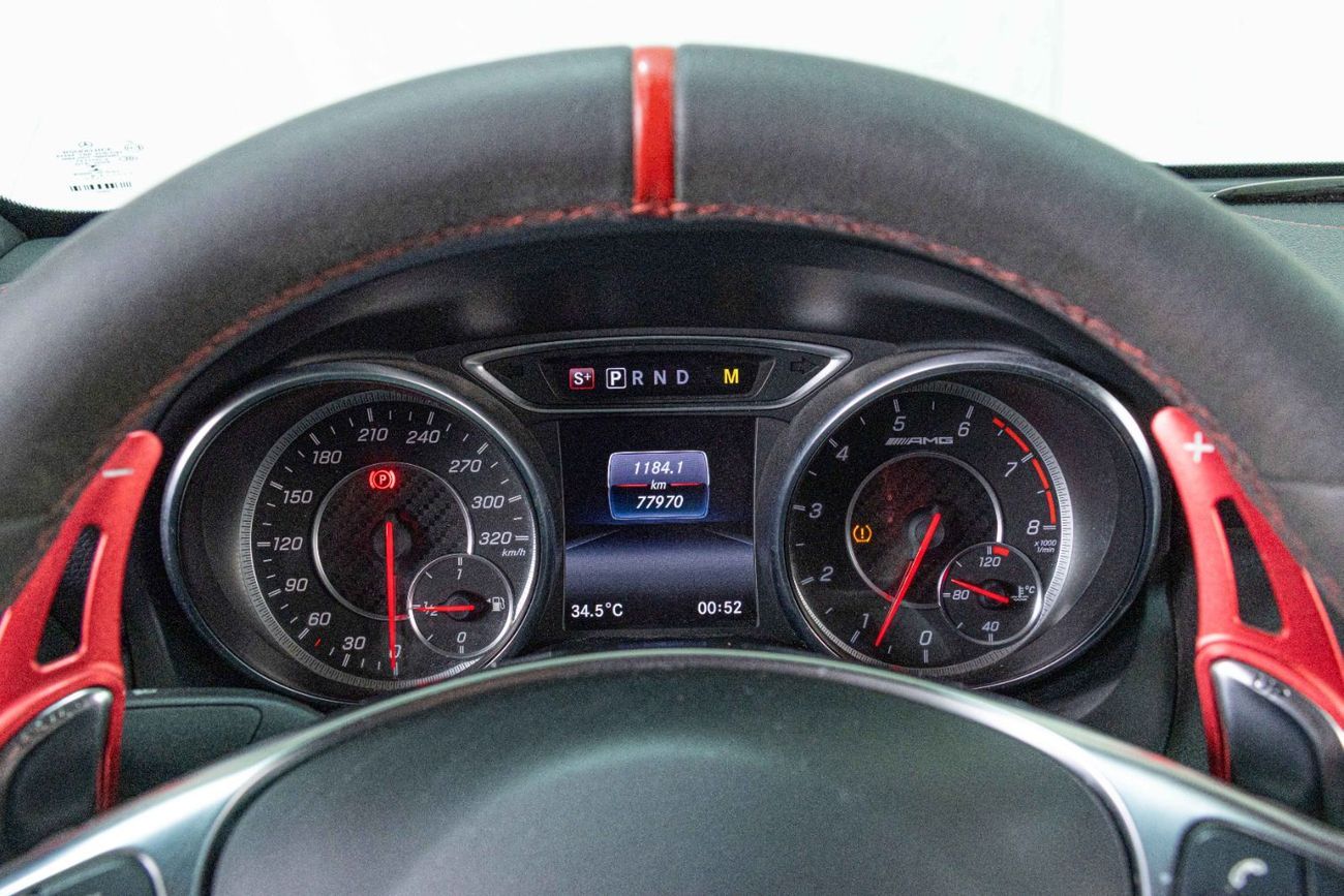 Mercedes-Benz CLA 45 AMG Std 2.0L Low Mileage-Red Accents-Sports Exhaust-AMG Sport Design Rims- Red Calipers