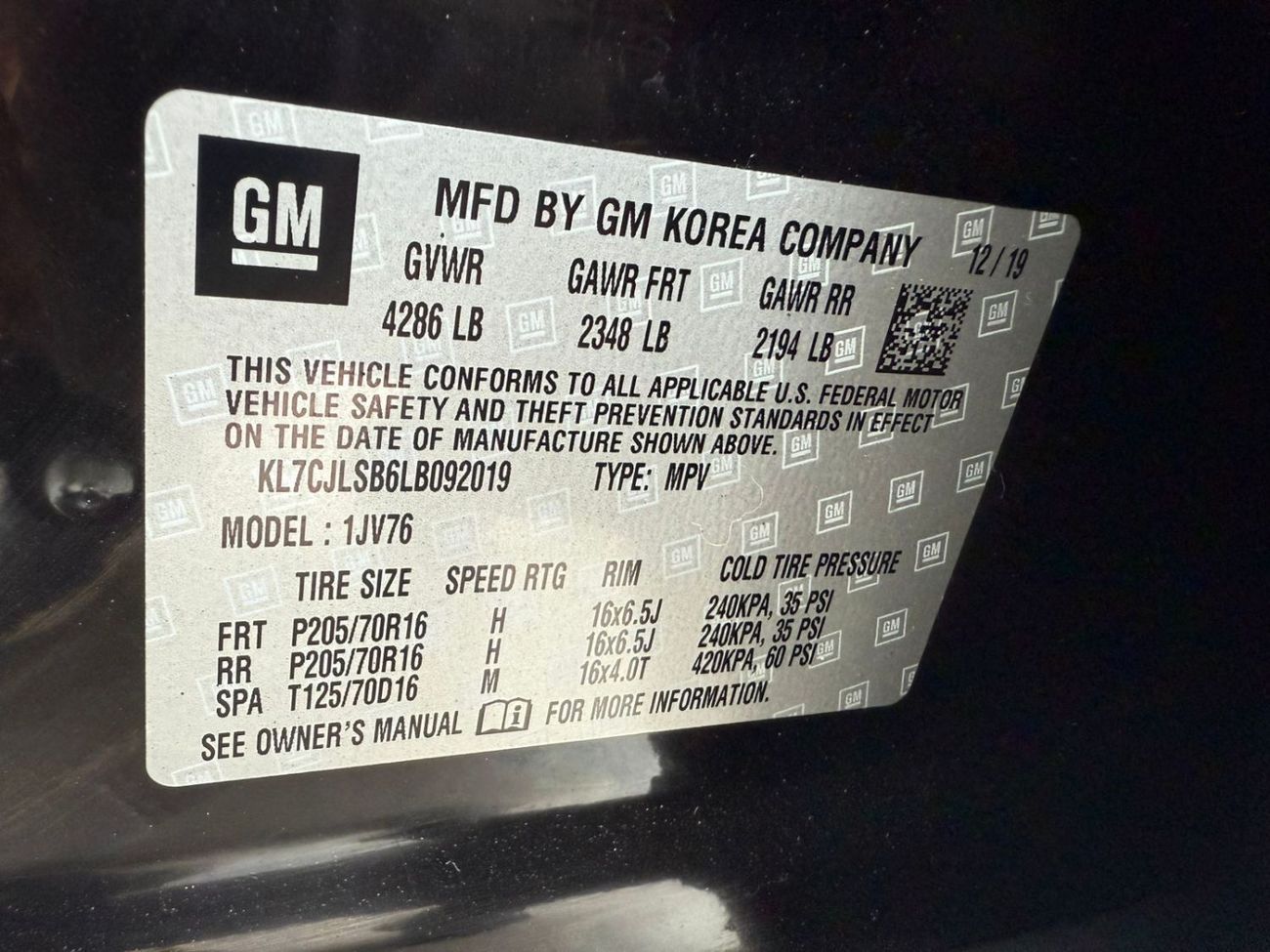 Chevrolet Trax LT 1.8L AWD