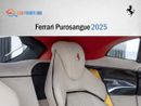 فيراري بوروسانجوي Ferrari Purosangue 2025 (Export Only)