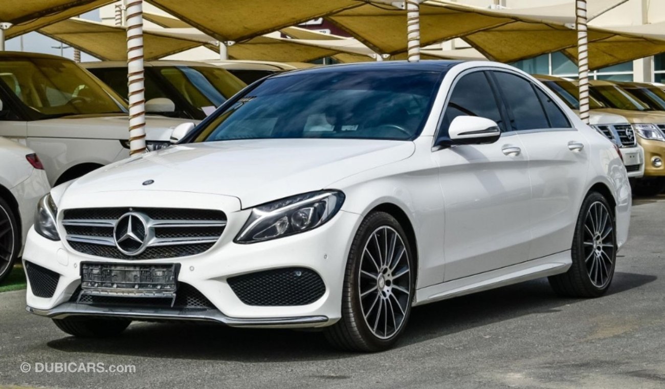 مرسيدس بنز C 200 خليجي مالك واحد تشيكات وضمان وكالة توب اوبشن  بانوراما AMG