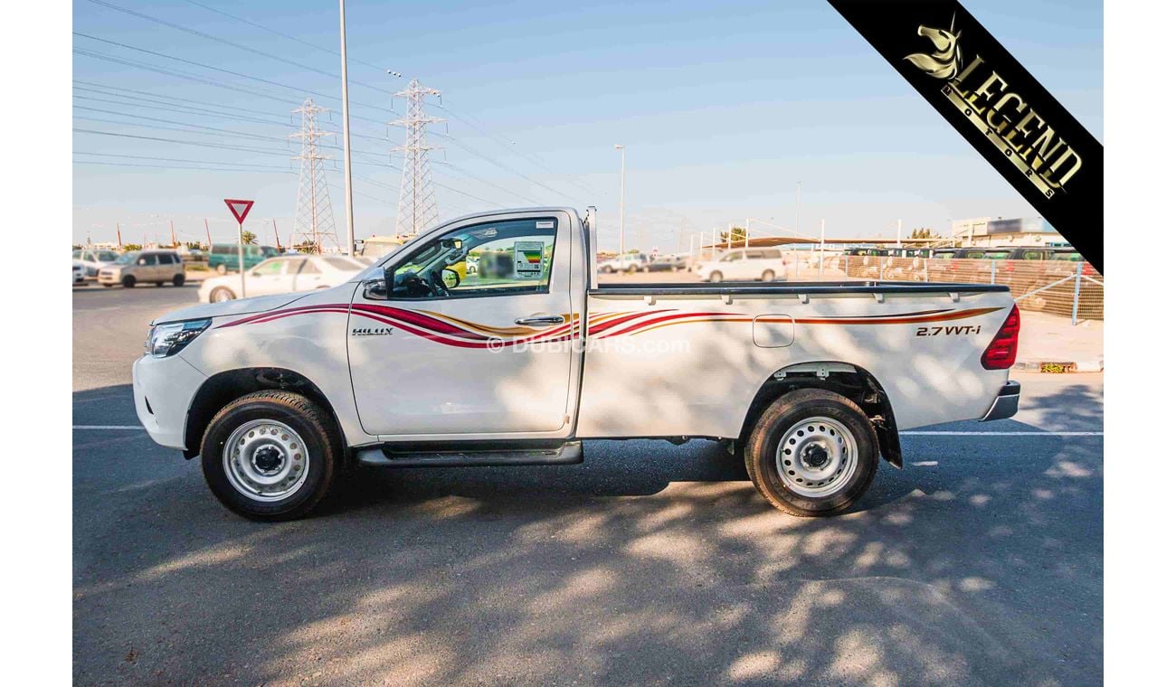 تويوتا هيلوكس 2021 Toyota Hilux 2.7L M/T 4x4 Single Cab Petrol | Export Only