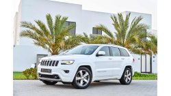 جيب جراند شيروكي Overland V8 | 1,645 P.M | 0% Downpayment | Full Option | Exceptional Condition!