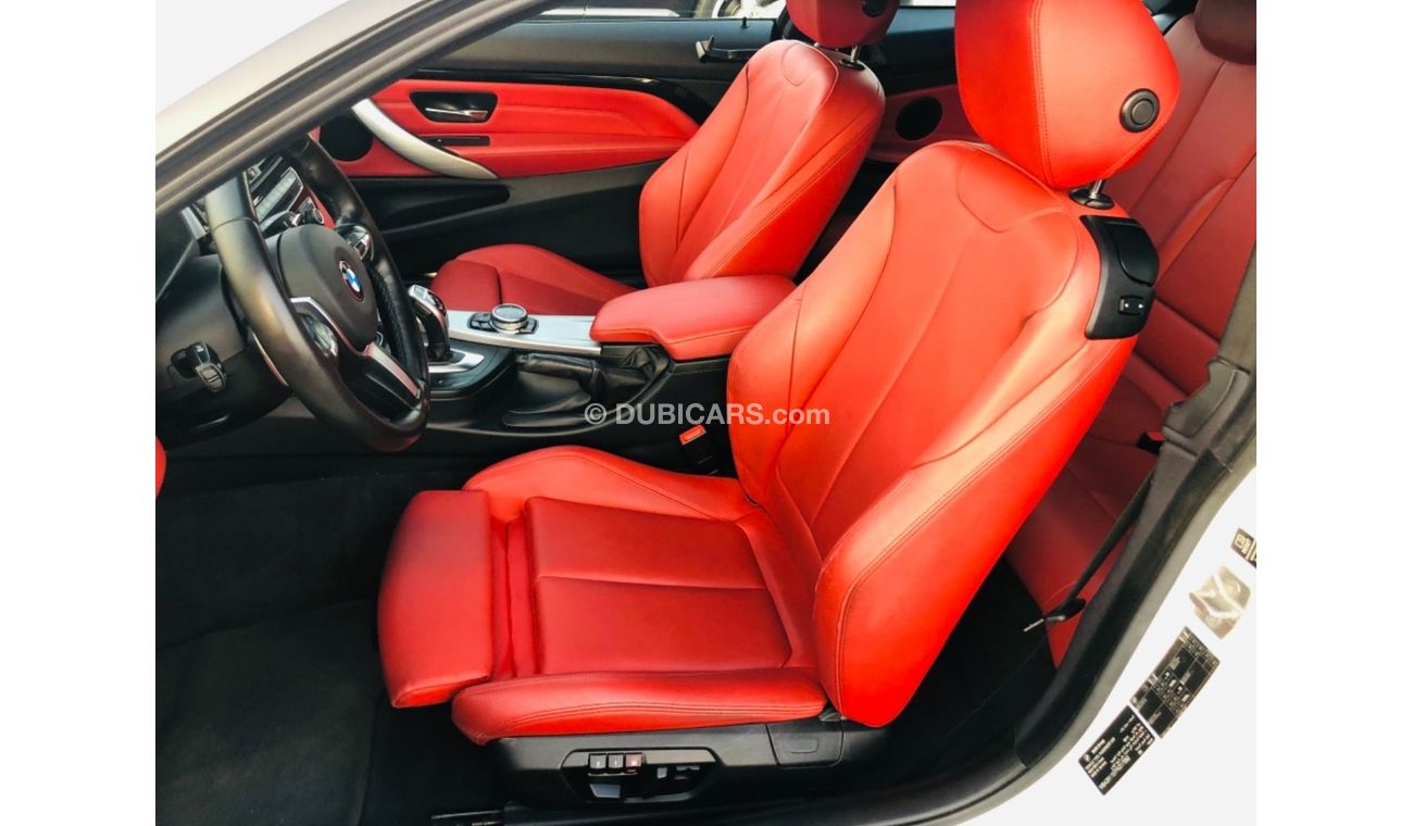 BMW 435i M Sport MODEL 2015 GCC CAR PERFECT CONDITION INSIDE AND OUTSIDE FULL OPTION PANORAMIC ROOF LEATHER S