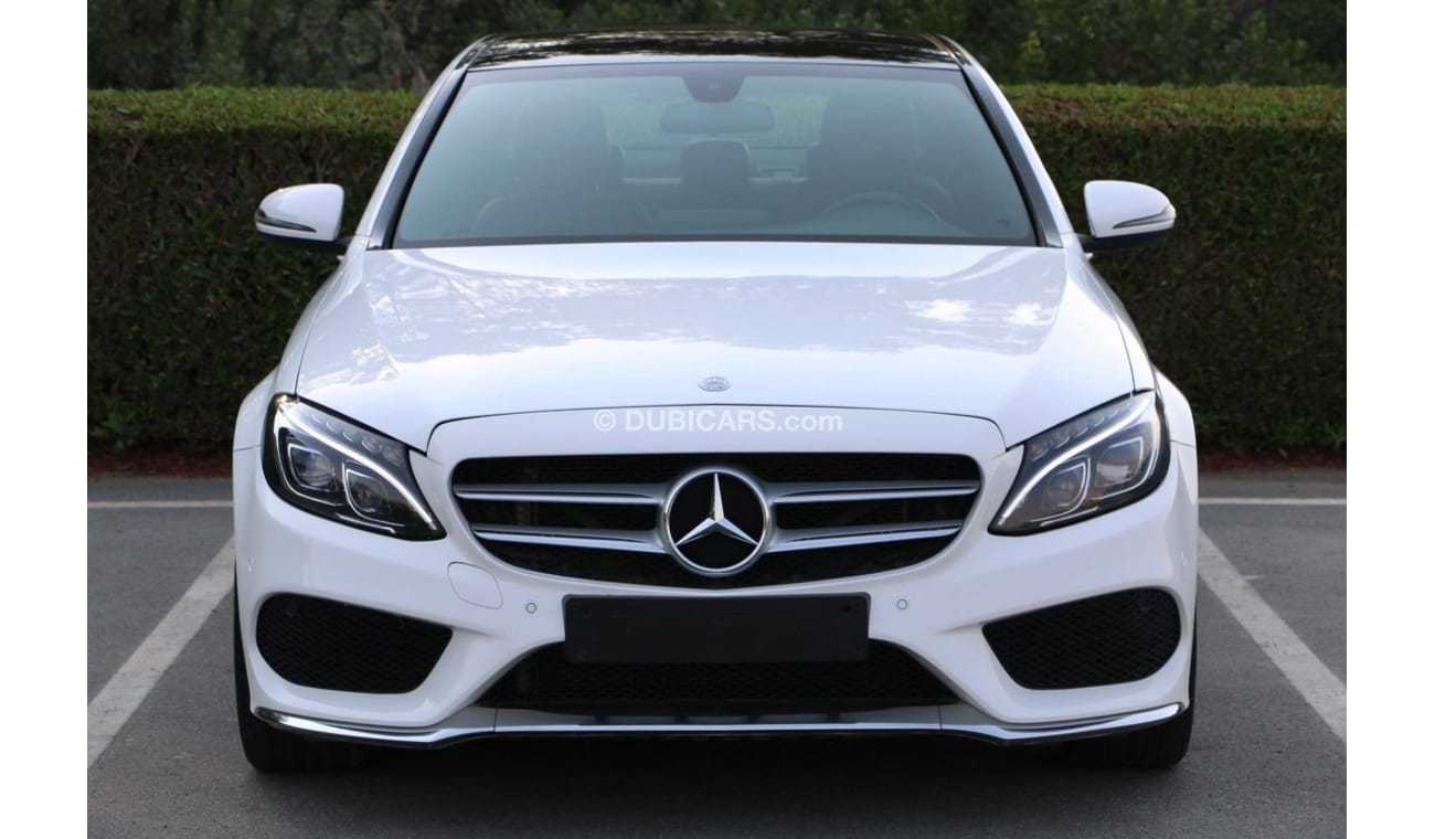 Mercedes-Benz C 200 AMG Pack Mercedes banz AMG 2016 GCC FULL OPTION perfect condition original paint