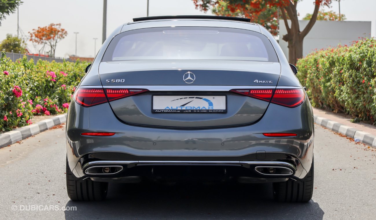 Mercedes-Benz S 580 4MATIC V8 4.0L , 2022 , GCC , 0Km , With 2 Yrs Unlimited Mileage Warranty @EMC