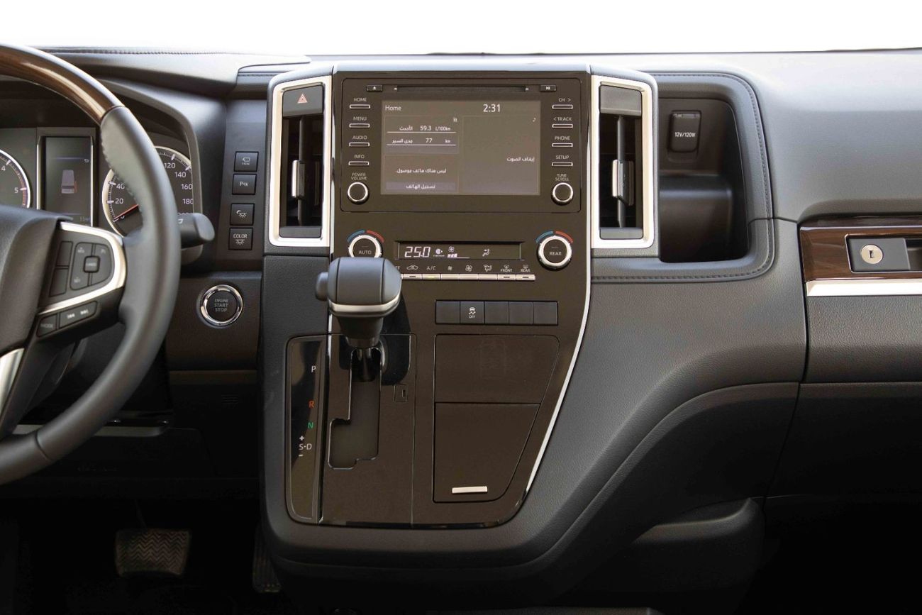 Toyota Granvia 2023 Toyota Granvia 2.8 V - White Pearl inside Black