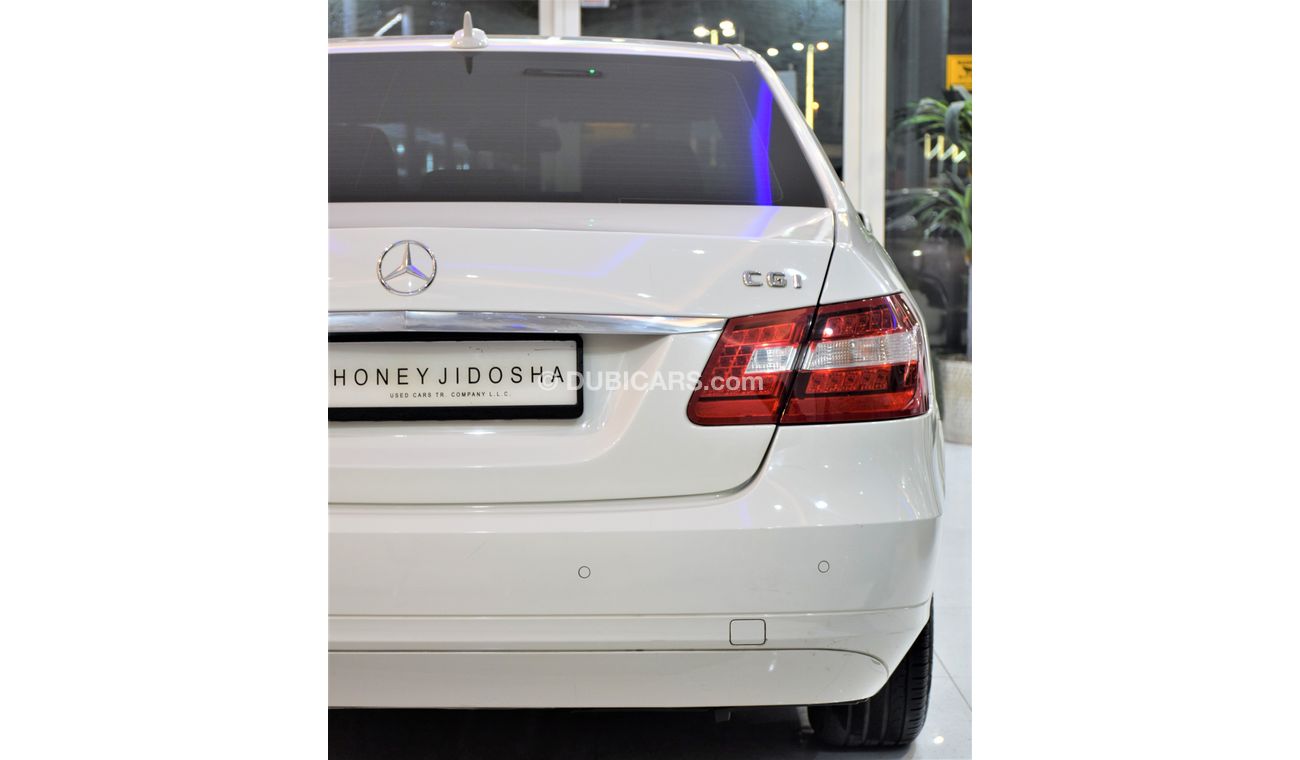 مرسيدس بنز E200 EXCELLENT DEAL for our Mercedes Benz E200 2012 Model!! in White Color! GCC Specs