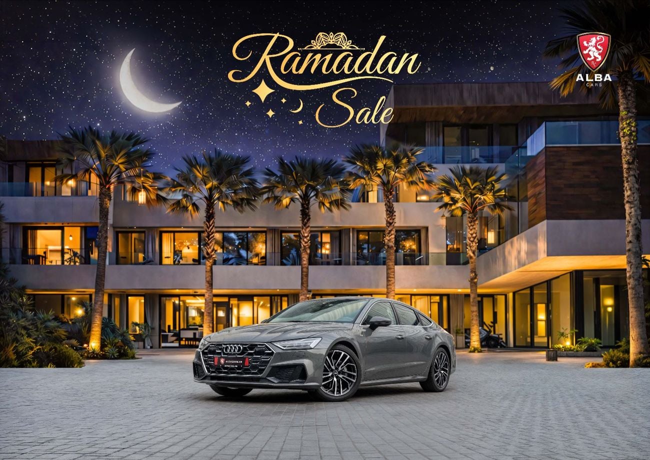 أودي A7 A7 S-line | 5,386 P.M | 0% Downpayment | IMMACULATE! | Ramadan Offer!