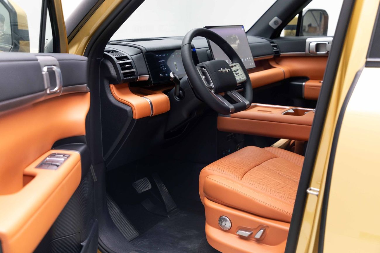 BYD Leopard Titanium 7 Ultra 2.5L - Gold Inside Orange | Export Only