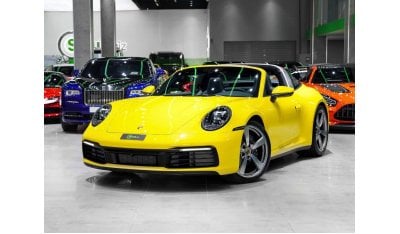 بورش 911 تارجا 4 2024 GCC -DEALERS WARRANTY- BRAND NEW TARGA -BLUE EXCLUSIVE INTERIOR- BLUE ROOF -YELLOW STITCHING