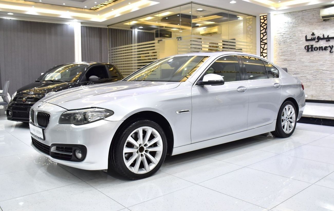 BMW 520i EXCELLENT DEAL for our BMW 520i ( 2015 Model ) in Silver Color GCC Specs