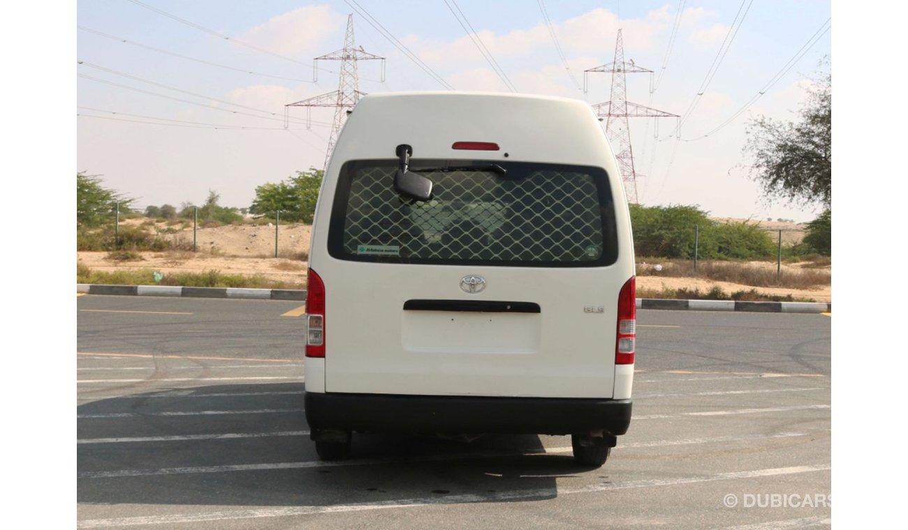 تويوتا هاياس 2017 | HIACE GLS HIROOF CARGO VAN WITH GCC SPECS AND EXCELLENT CONDITION