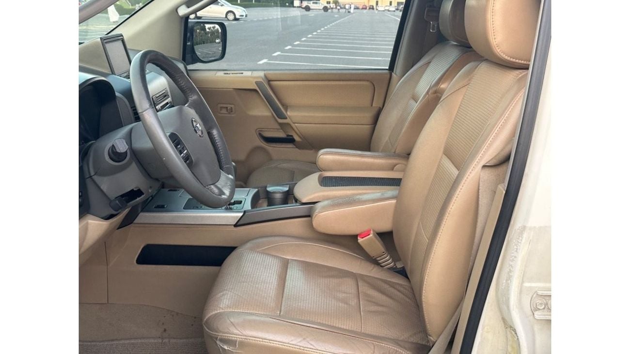 نيسان أرمادا موديل 2007 خليجي فل مواصفات كراسي جلد ومثبت سرعه وفتحه