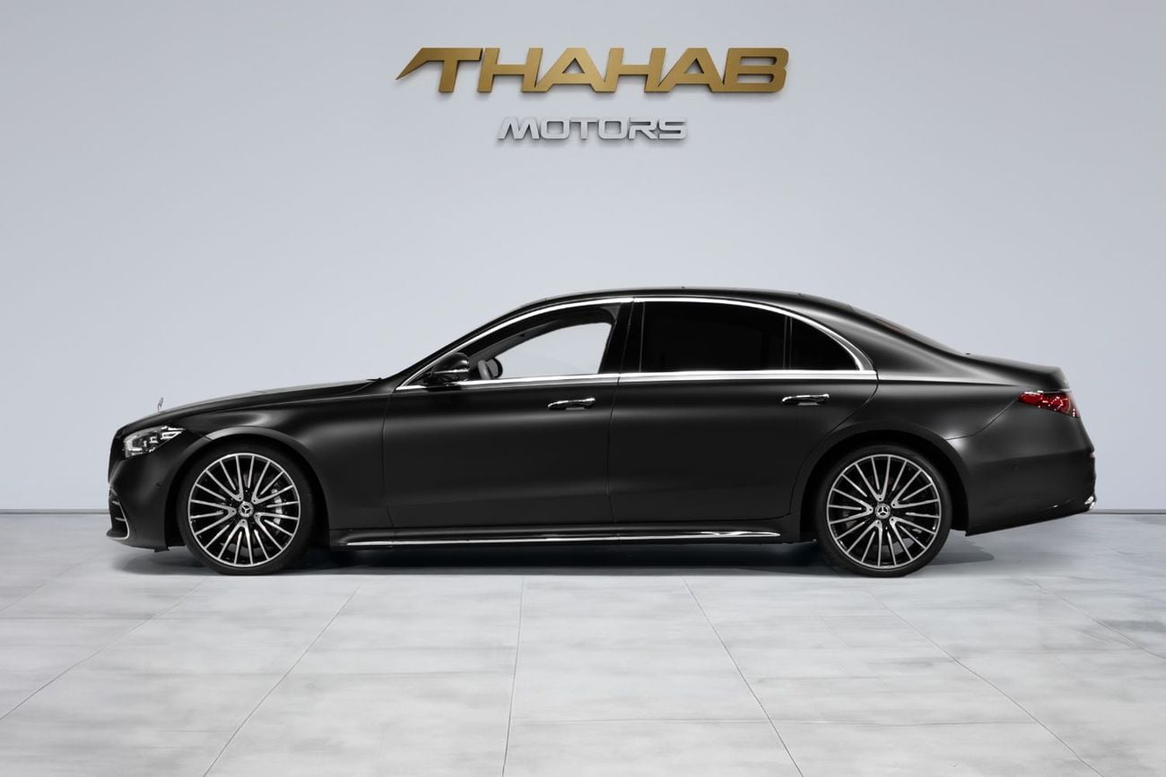 Mercedes-Benz S 500 4MATIC 3.0L 2021 | MATTE BLACK | AWD 4MATIC | MERCEDES-BENZ S-CLASS S 500 | FULL OPTION | PERFECT CO