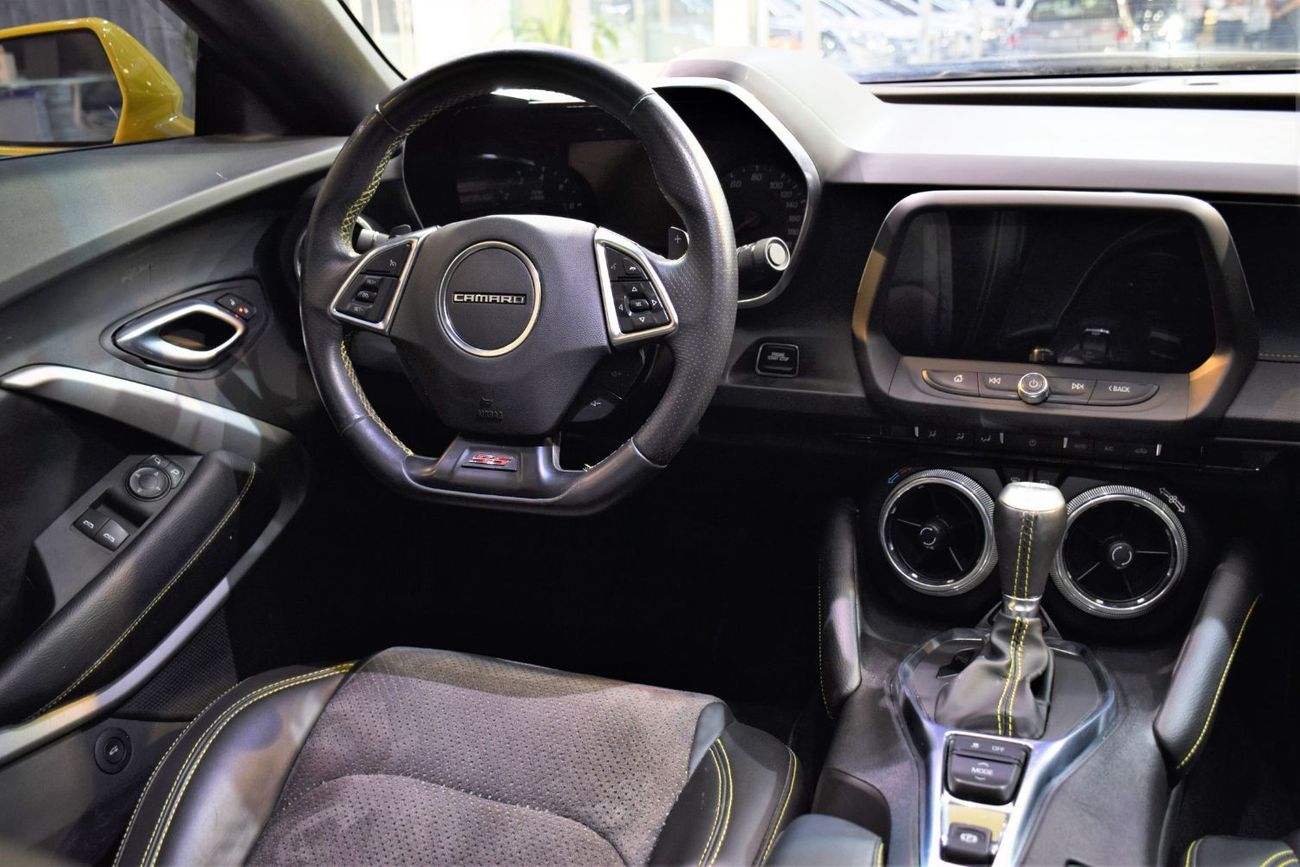 Chevrolet Camaro EXCELLENT DEAL for our Chevrolet Camaro SS V8 2018 Model!! in Yellow Color! American Specs