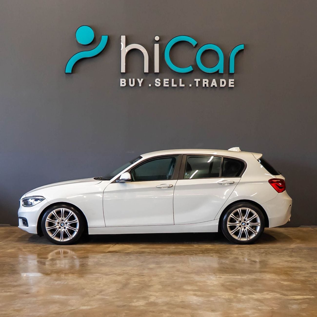 BMW 120i STD AED 765  P.M • 0% Downpayment • BMW 120i Sport-line • 1 Year Warranty