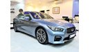 إنفينيتي Q50 AMAZING Infiniti Q50S 3.7 2014 Model!! in Light Blue Color! GCC Specs