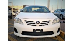 Toyota Corolla 2013 WHITE GCC NO ACCIDENT PERFECT